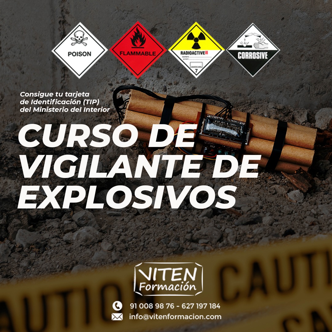 Curso oficial Vigilante Explosivos